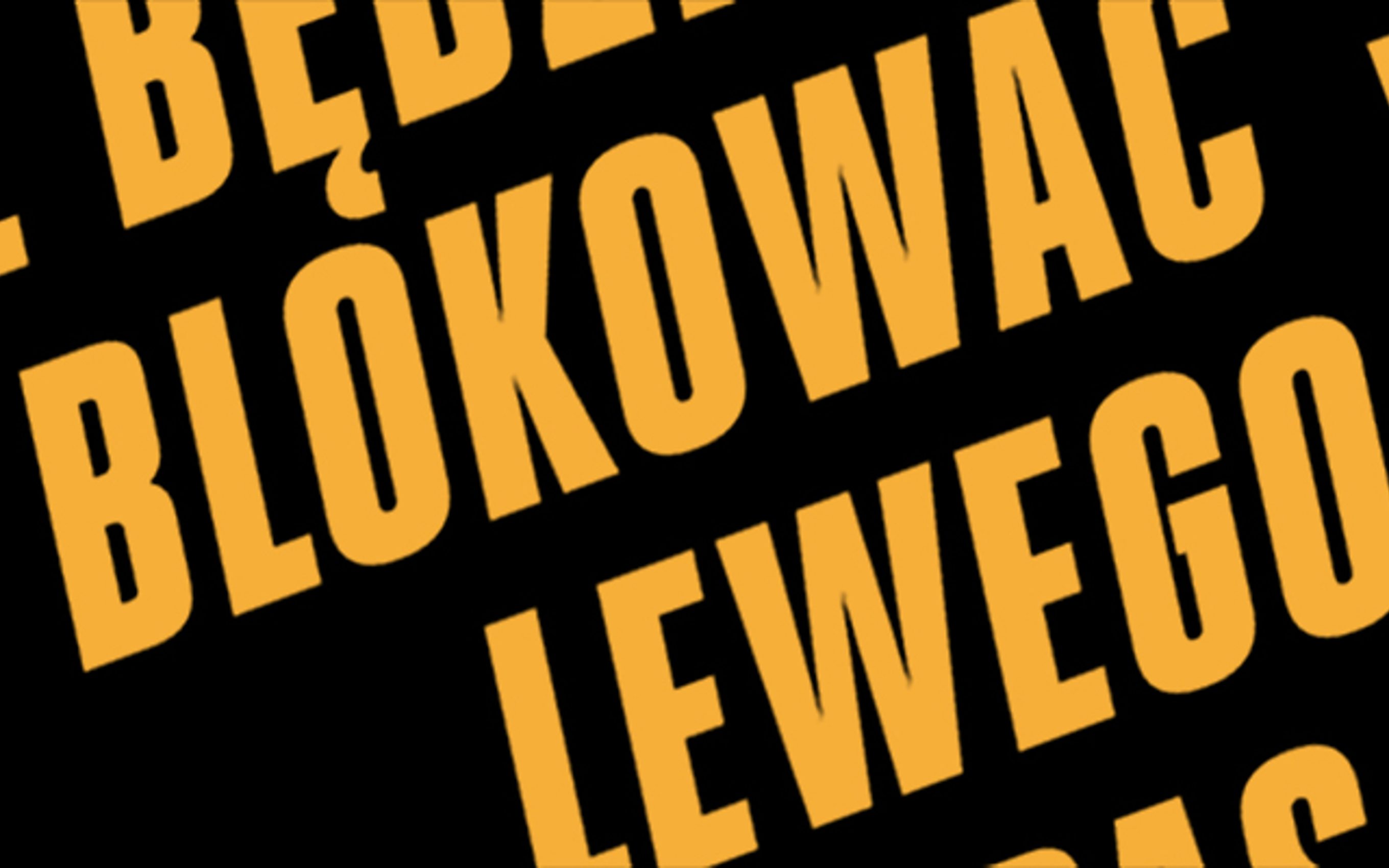 Nie będziesz blokować lewego pasa