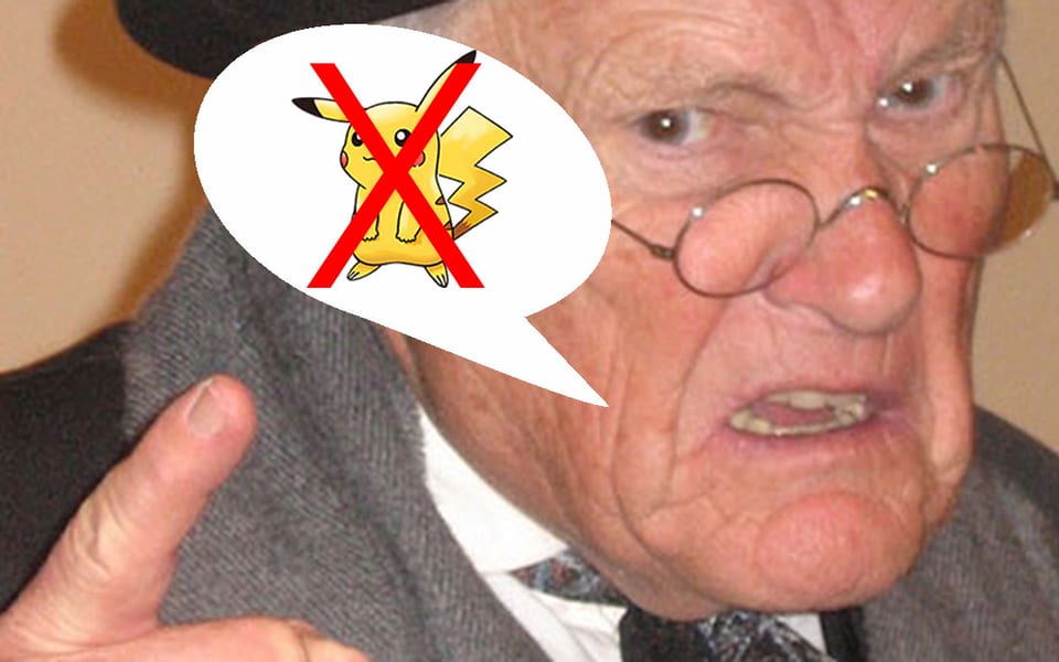 O Pokémon Go, mentalnej starości, i Starych Dobrych Czasach