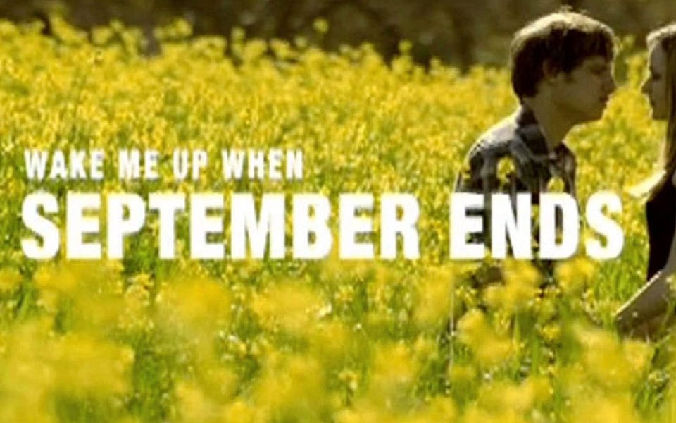 Green Day - Wake Me Up When September Ends