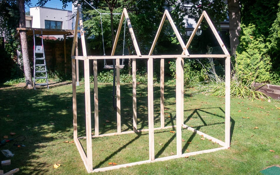 Skandynawski domek na drzewie: #3 Konstrukcja